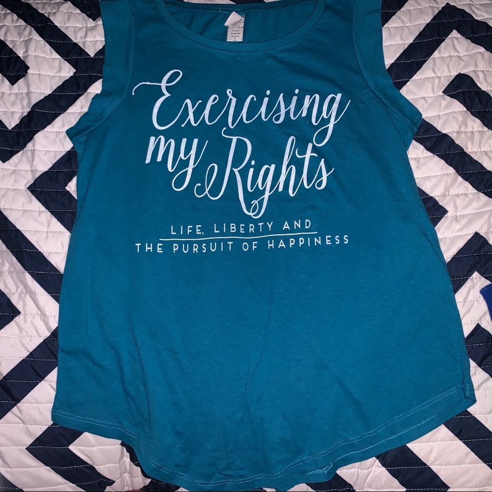 Teal Tank Top
